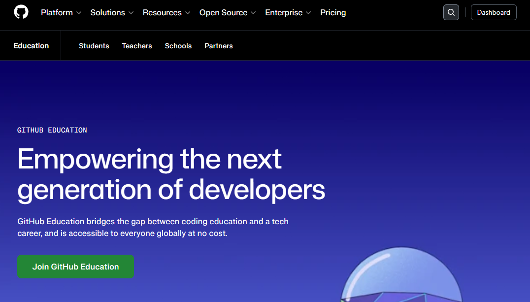 Join GitHub Education