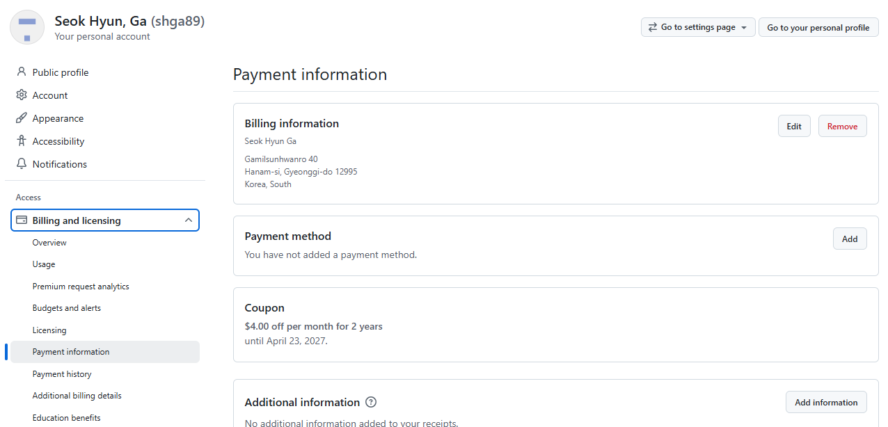 Billing and licensing