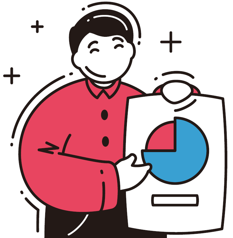 통계 분석 일러스트